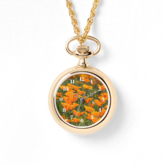 Montre California Poppy Field Gold