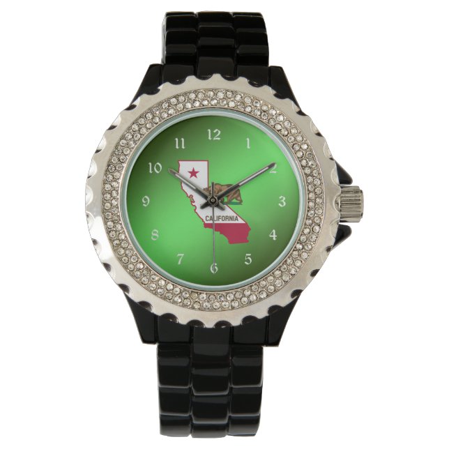 Montre Californie, silhouette étatique (devant)
