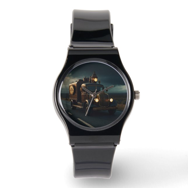 Montre Camion de livraison Steampunk (Recto)