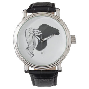 Montre Camion Silhouette à la main