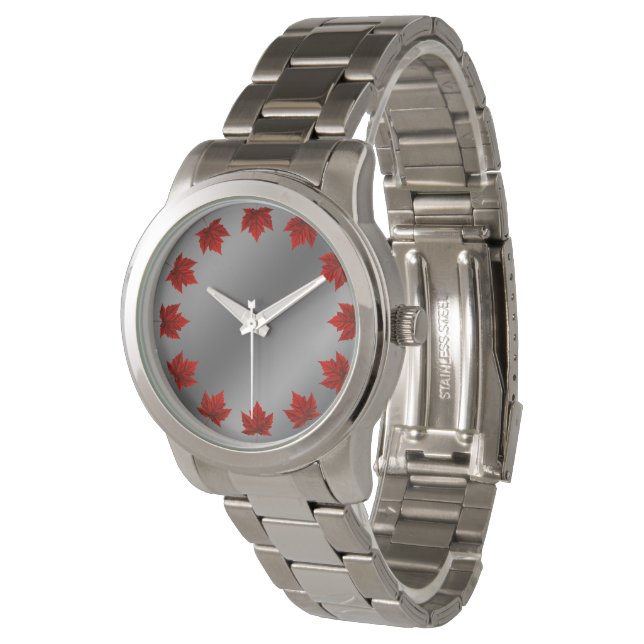 Montre Canada Watch Canada Maple Leaf Souvenir Wistwatch (Incliné)