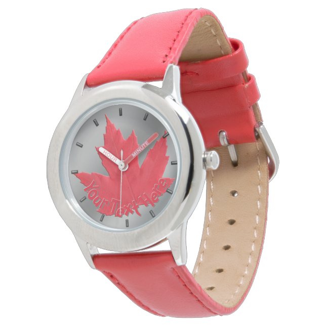 Montre Canada Watch Canada Maple Leaf Souvenir Wistwatch (Incliné)