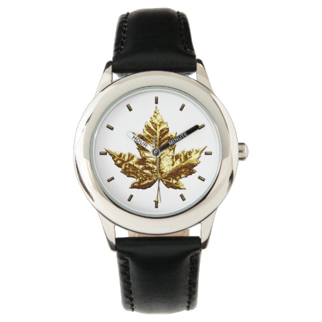 Montre Canada Watch Gold Canada Souvenir Montre-poignet (devant)
