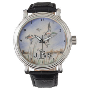 Montre Canards volants vintages   Monogramme masculine