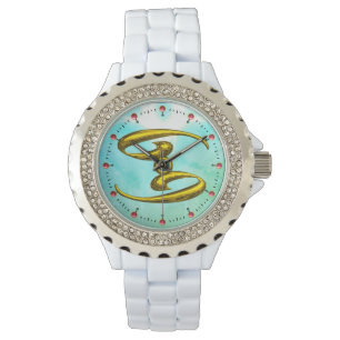 MONTRE CANCER ZODIAC ANNIVERSAIRE JEWEL AQUA BLEU OPALE T