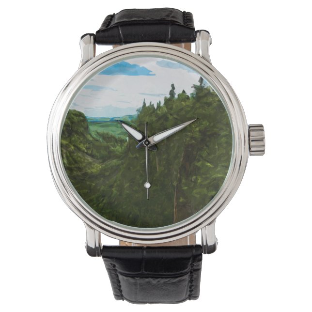 Montre Canyon Ouimet Canada Impressionnisme Abstrait (devant)