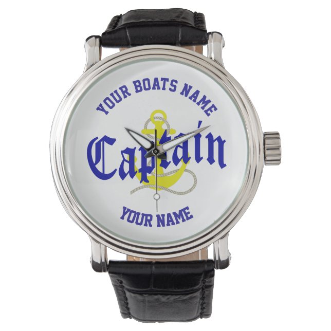Montre Capitaines de yachts à voile (devant)