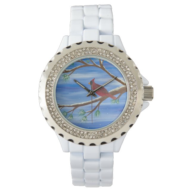 Montre Cardinal d'hiver (devant)