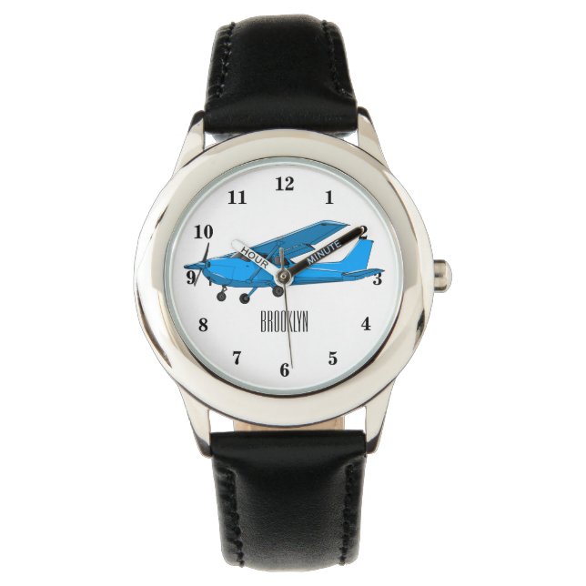 Montre Caricature d'avion à voilure fixe (devant)