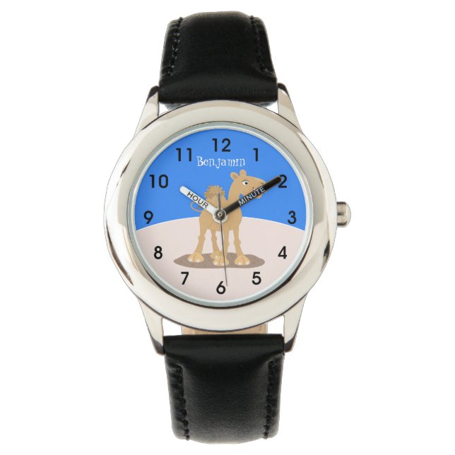 Montre Caricature de dromadaire joyeux et souriant (devant)