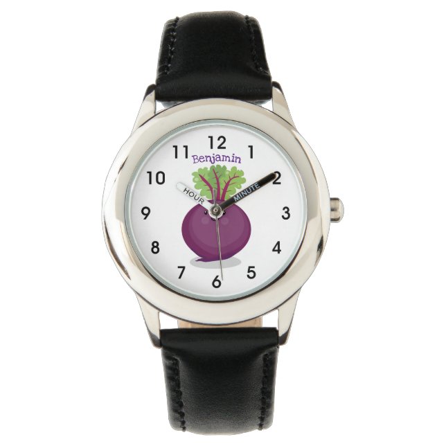 Montre Caricature de la cuisine à la racine de betterave  (devant)