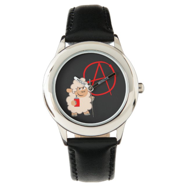 Montre Caricature rebelle mignonne Mouton Watch (devant)