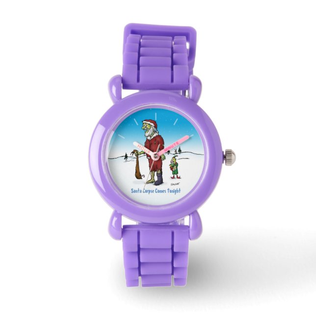 Montre Caricature Zombie de père Noël Corpse (Recto)