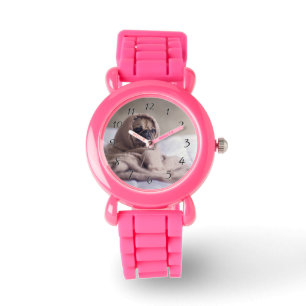 Montre Carlin chiot Chien Bouddling dans une couverture c