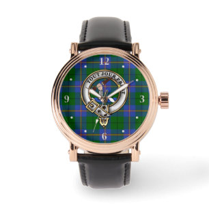 Montre Carmichael Clan Badge & Tartan