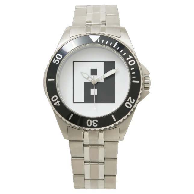 Montre Carré Yin Yang (devant)