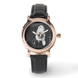 Montre Carrée Femme Victor Hugo & Citation Bonheur