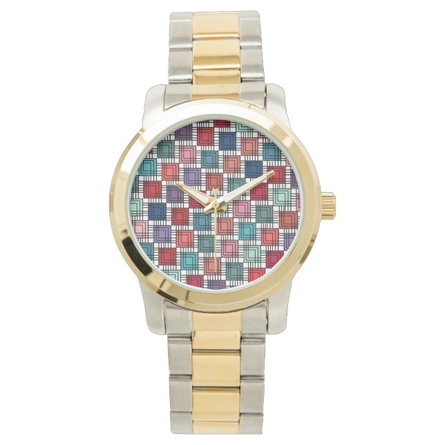 Montre Carrés Art déco (devant)