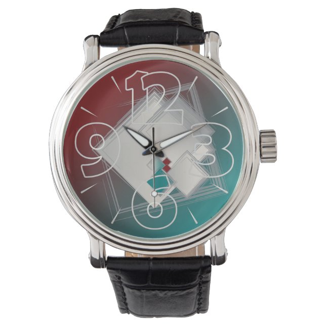 Montre Carrés de Fibonacci (devant)