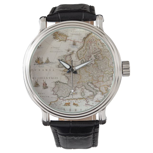 Montre Carte antique de l'Europe par Willem Jansz Blaeu,  (devant)