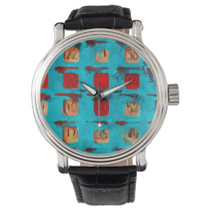 Montre Carte BINGO Impressionnisme Abstrait