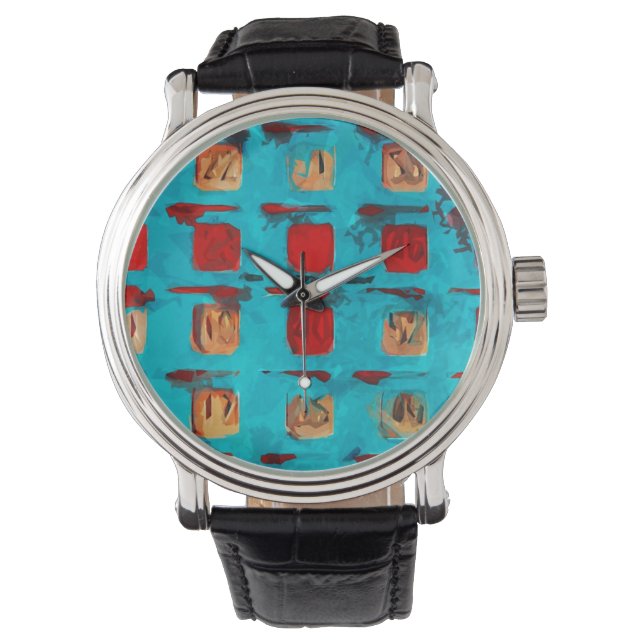 Montre Carte BINGO Impressionnisme Abstrait (devant)