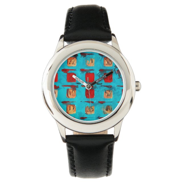 Montre Carte BINGO Impressionnisme Abstrait (devant)
