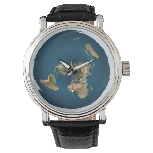 Montre Carte de la Terre plate par US Geological Survey (devant)