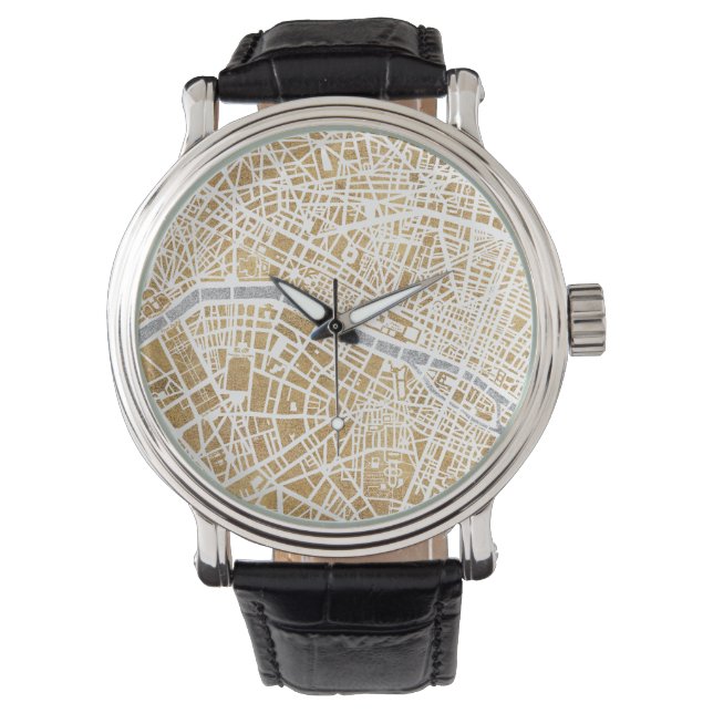 Montre Carte De La Ville De Paris (devant)