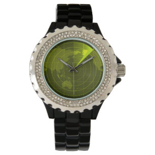 Montre Carte du monde de sonar