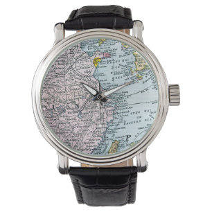 MONTRE CARTE : L'ASIE DE L'EST, 1907