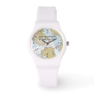 Montre Carte nautique de la baie de San Francisco