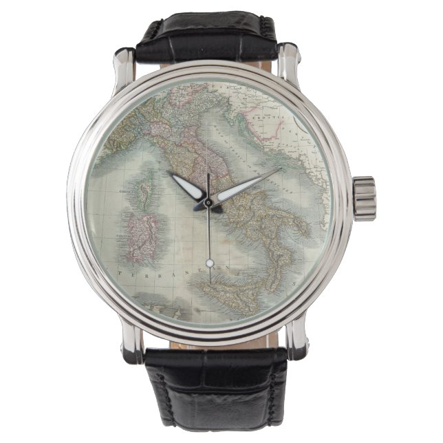 Montre Carte vintage de l'Italie (1799) (devant)