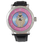 Cartoon Femme Chien Watch