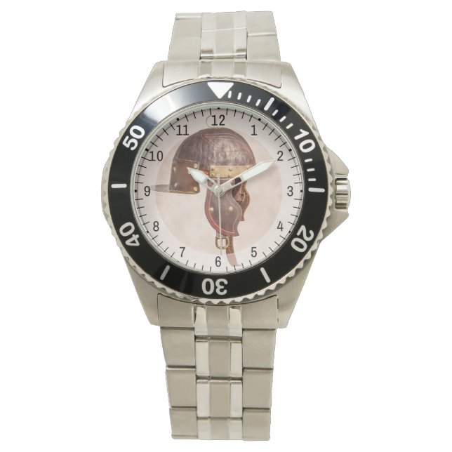 Montre Casque militaire romain antique (devant)