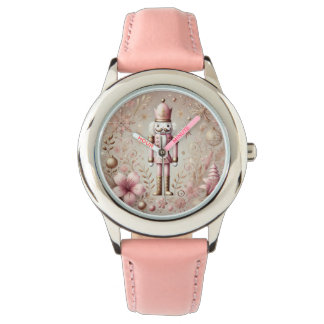 Montre Casse-noisette Élégant Rose & Or Pâle Fantaisiste