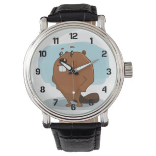 Montre Castor de bande dessinée