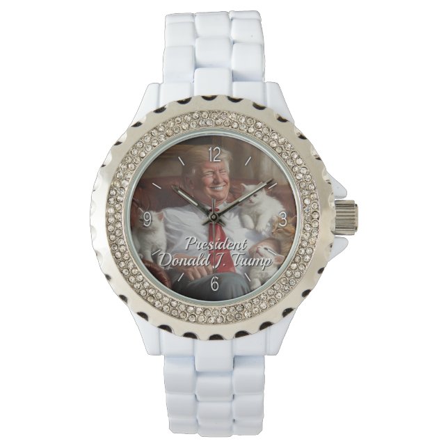 Montre Cats Kittens Président des femmes Donald J. Trump  (devant)