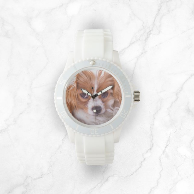 Montre Cavalier King Charles Puppy Wrist Watch (Créateur téléchargé)
