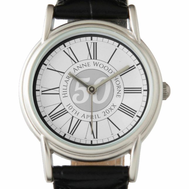 Montre Célébration commémorative d'anniversaire Personnal (Créateur téléchargé)