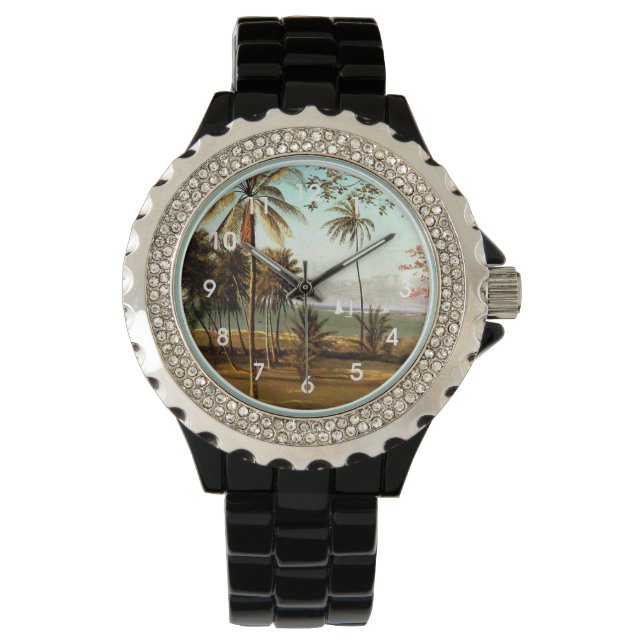 Montre Célèbre peinture, Scène Floride par Albert Biersta (devant)
