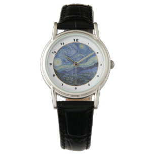 Montre Célèbre Starry Night & Van Gogh /vintage Art Watch