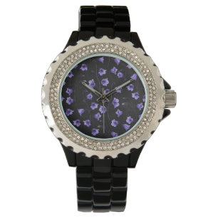 Montre Cellules bleues de minuit, cloches, Bellflowers