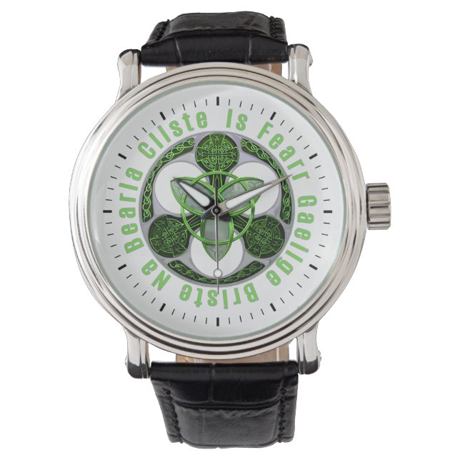 Montre Celtique gaélique irlandais dire Irlande Trinity K (devant)
