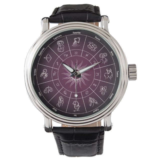 Montre cercle astrologique (devant)