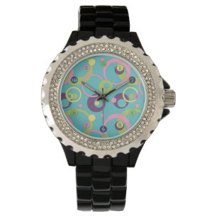 Montre Cercles Bleus Funky