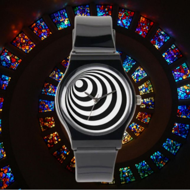 Montre Cercles d'infinité noirs (Créateur téléchargé)
