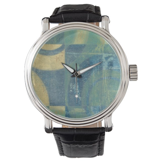 Montre Cercles et panneaux multicolores (devant)