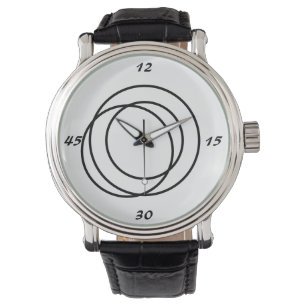 Montre cercles noirs