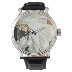 Montre Cérémonie de mariage vintage avec mariée et marié